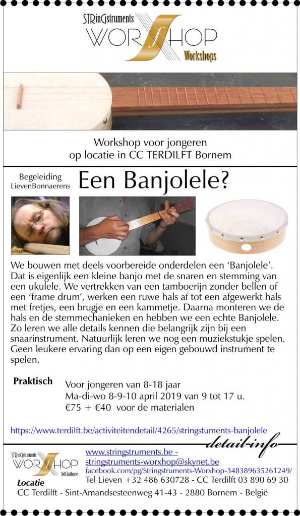 folder bouwen banjolele TERDILFT